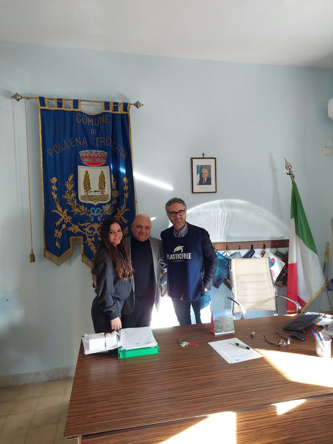 Pollena, firmato il protocollo d’intesa con Plastic Free Onlus
