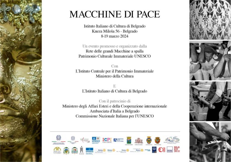 La mostra “Macchine di Pace” fa tappa a Belgrado