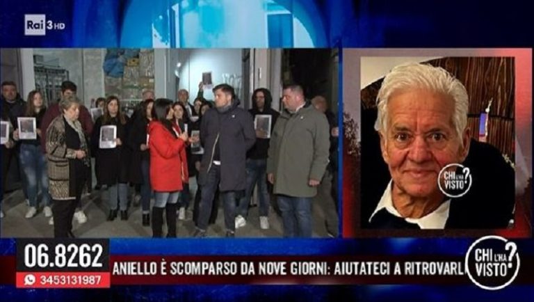 San Giuseppe Vesuviano, pensionato scomparso. L’appello della famiglia a “Chi l’ha visto?”