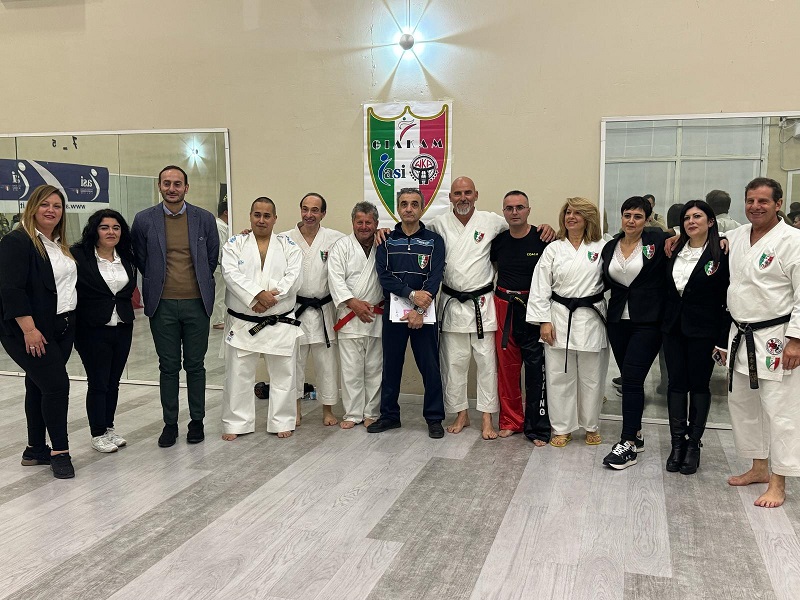 Casoria, il Team Russo ha ospitato l’ottavo Meeting Giakam WKA Italia