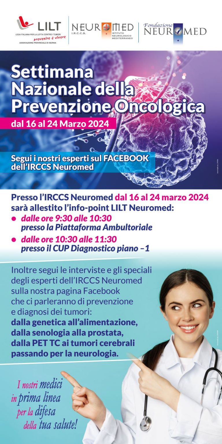 Settimana Nazionale della Prevenzione Oncologica
