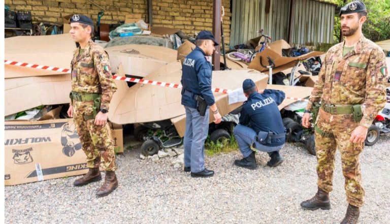 Esercito in azione, chiuse diverse officine: fioccano le denunce