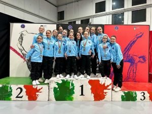 Somma Vesuviana, giovani ginnaste vincono il Campionato Interregionale di Ginnastica Aerobica