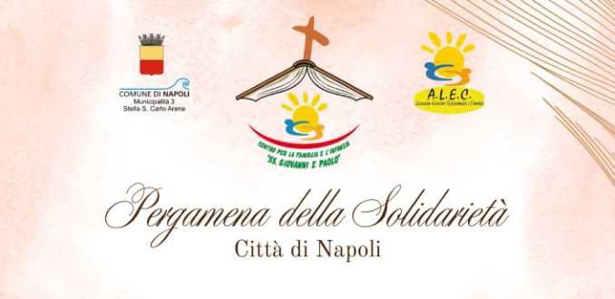 Pergamena della solidarietà, premiato professionista di Somma Vesuviana
