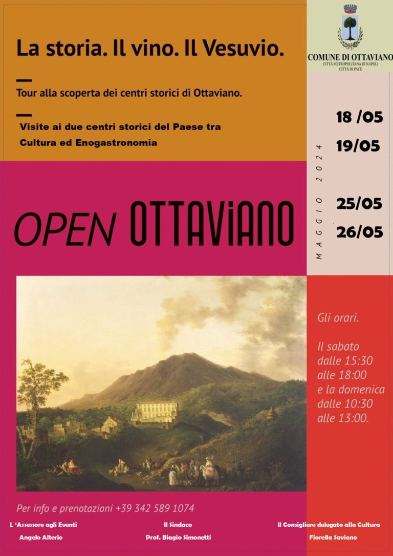 Open Ottaviano: due weekend alla scoperta dei tesori della città