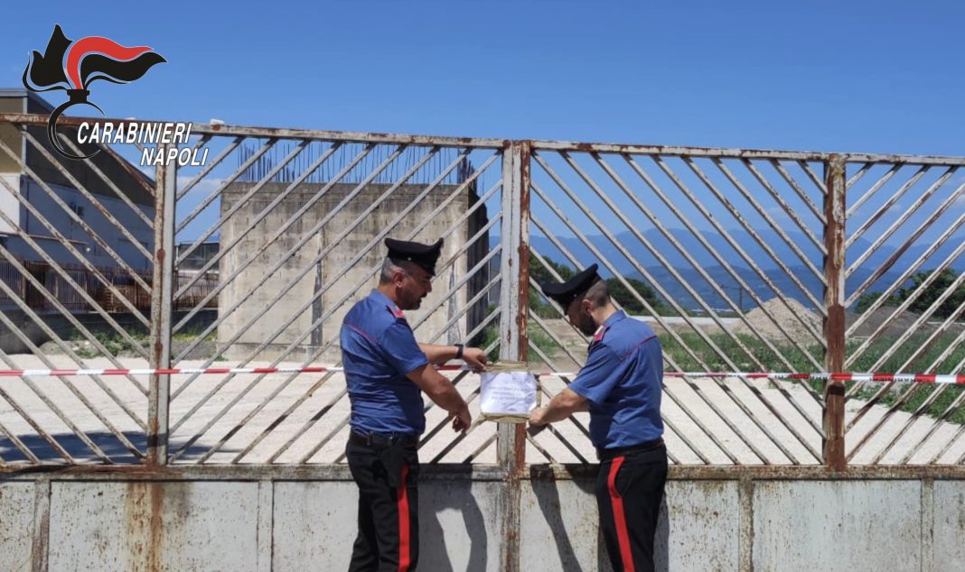 Inquinamento a Somma, carabinieri bloccano lavori domenicali: 4 denunciati