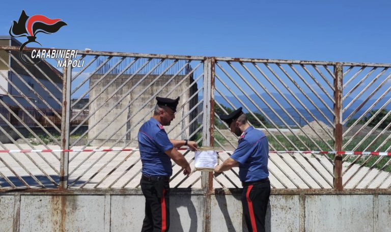 Inquinamento a Somma, carabinieri bloccano lavori domenicali: 4 denunciati