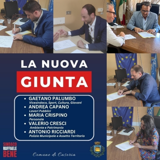 Il Bene-bis è partito: nominati 5 assessori della nuova giunta