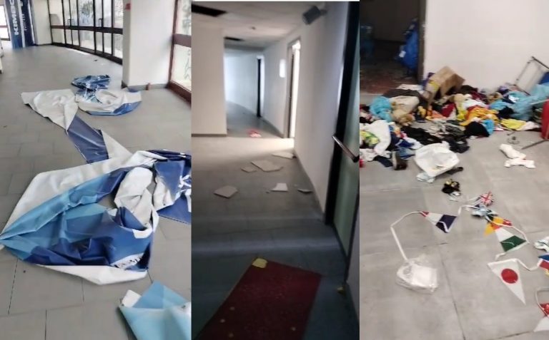 Vandali irrompono al PalaCasoria per bivaccare e far danni. Bene denuncia raid