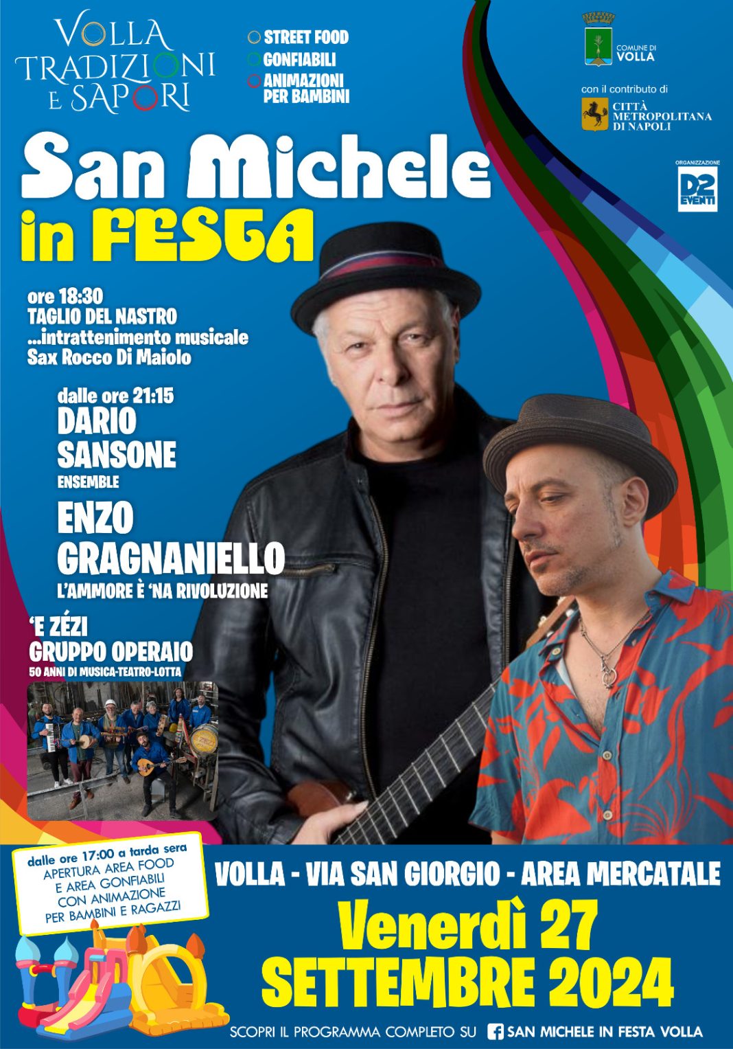 Gragnaniello e Sansone a Volla per la Festa di San Michele