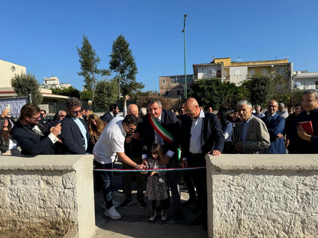 Marigliano, inaugurato il playground sport e fitness