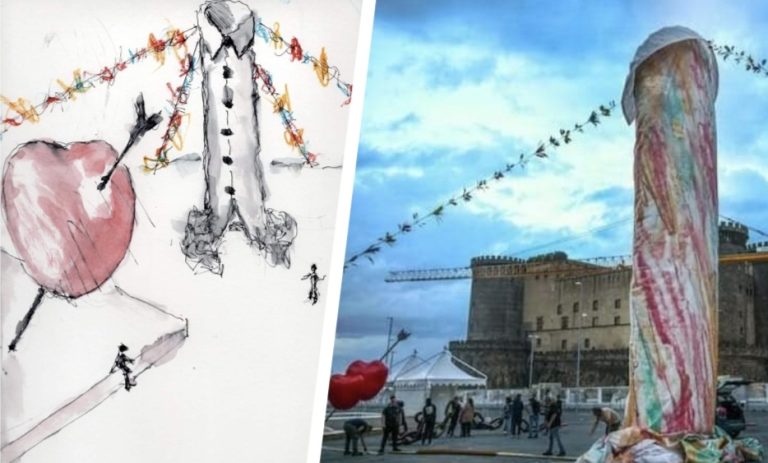 “Tu si ‘na cosa grande”, l’opera di Pesce è un caso: “Cambiata la bozza”