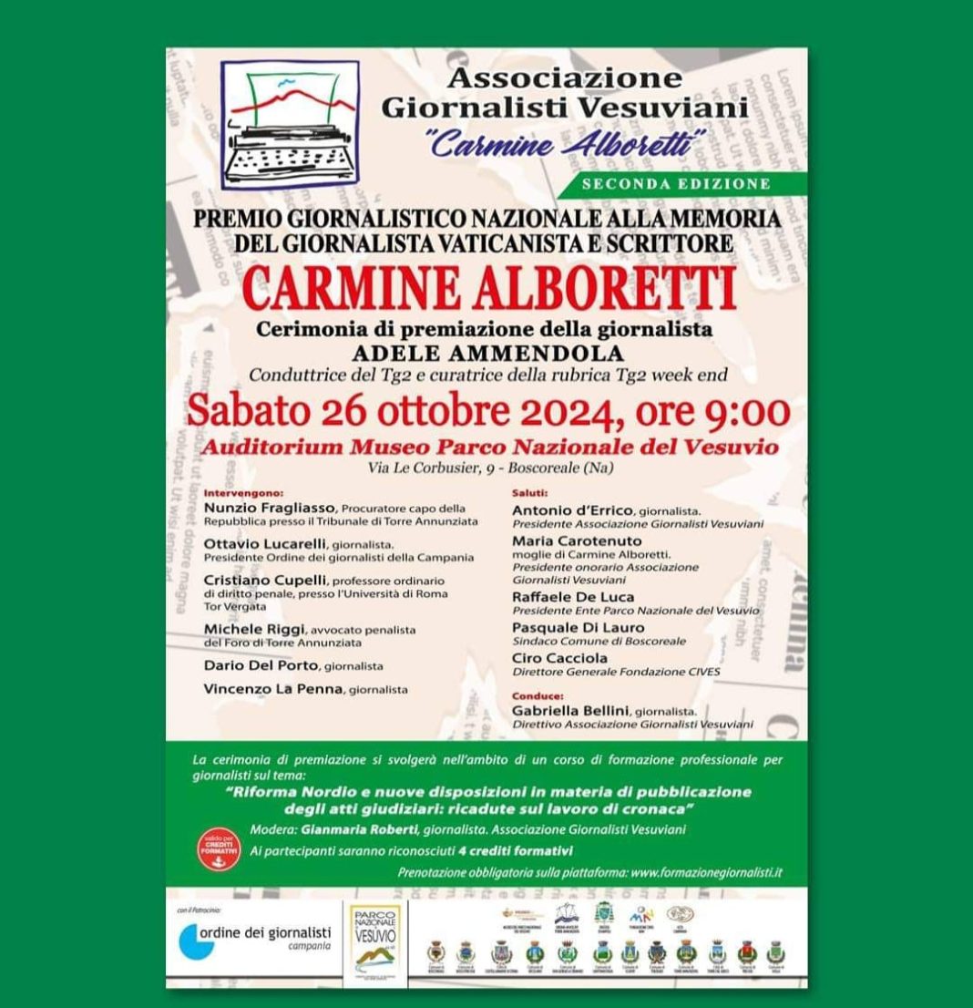 Un premio giornalistico alla memoria di Carmine Alboretti