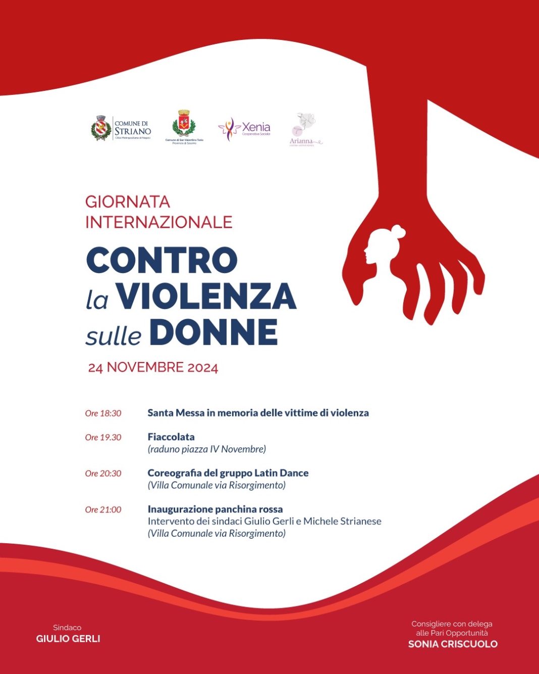 Giornata internazionale contro la violenza sulle donne, le iniziative a Striano