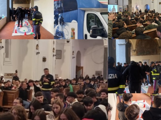 Vittime della strada, studenti a lezione dalla polizia