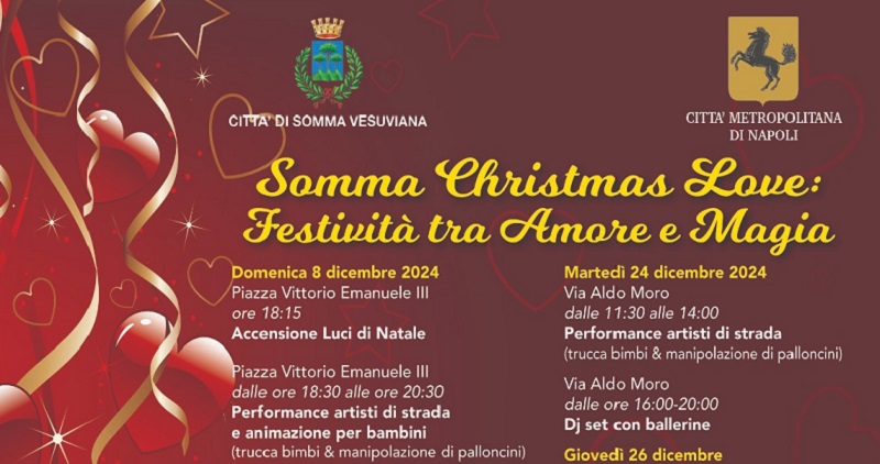 Somma, domani Conferenza Stampa di presentazione di Somma Christmas Lowe