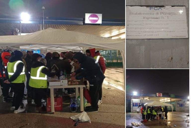 Stellantis di Pomigliano di nuovo ferma: blocco dei lavoratori Trasnova