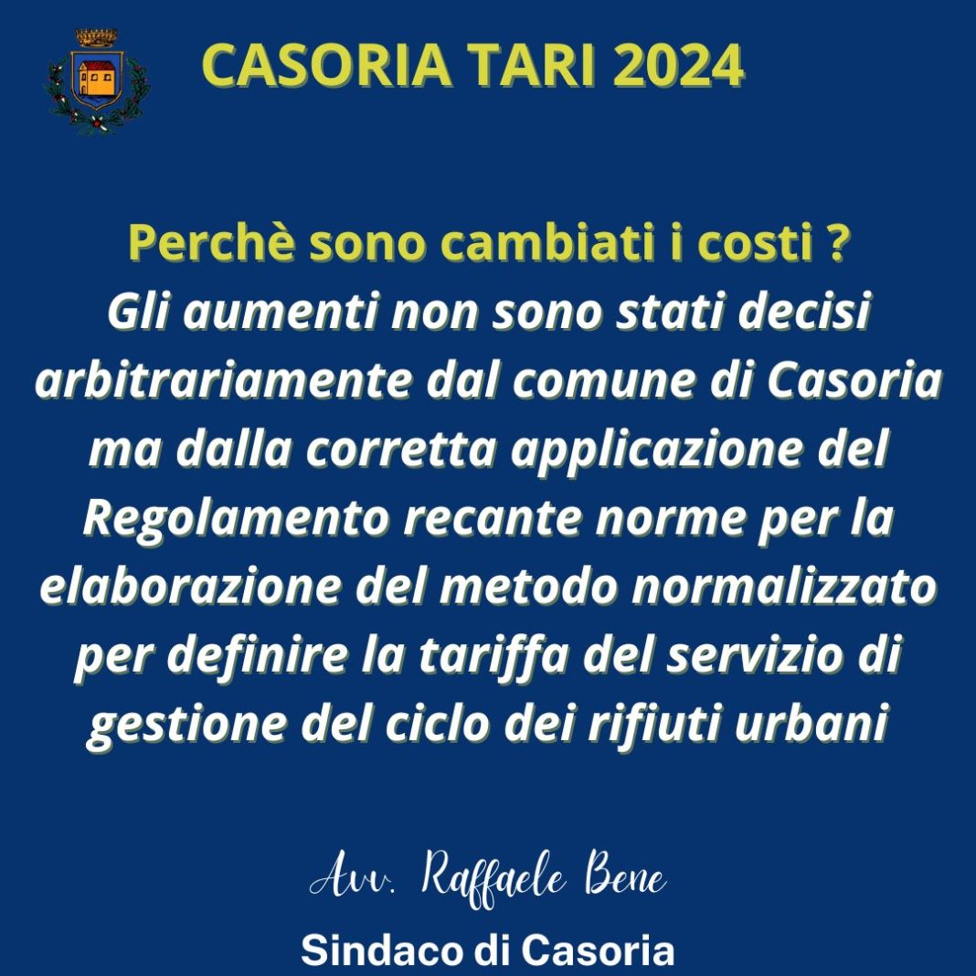 Tari, Comune mette in campo rateizzo per arginare i rincari