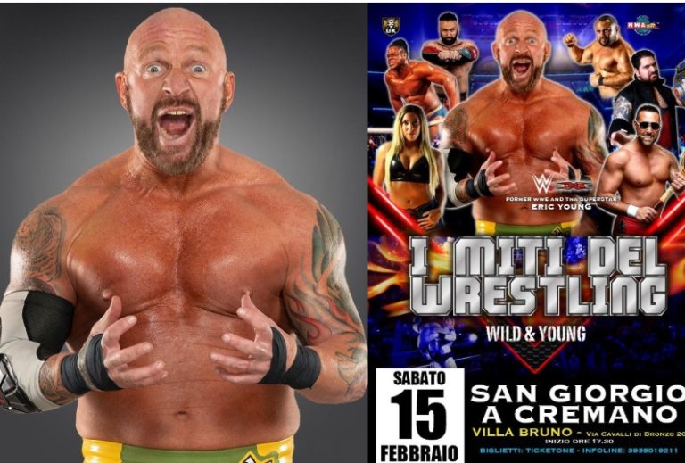 Show di wrestling a San Giorgio a Cremano: ci sarà l’ex campione mondiale