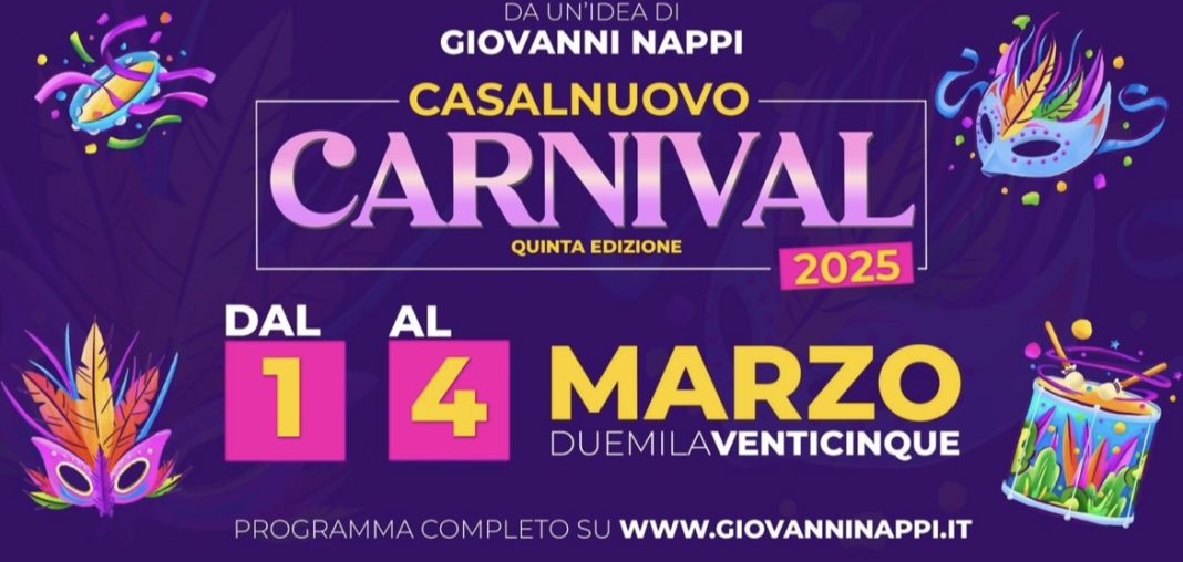 Casalnuovo, Nappi lancia la quinta edizione del Carnevale Casalnuovese