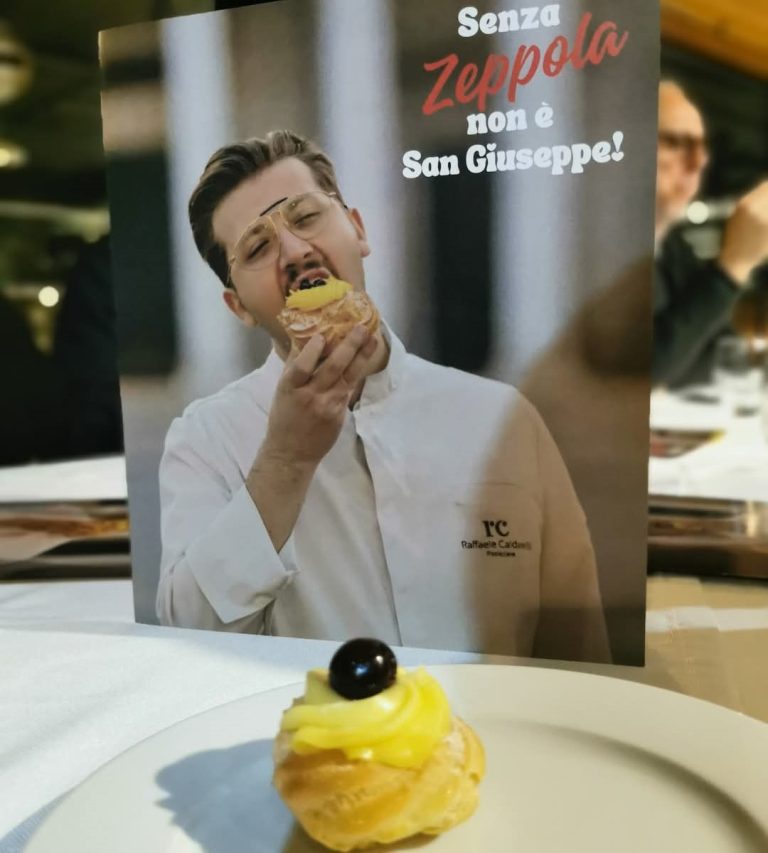 Nola, il pastrychef Raffaele Caldarelli conquista il pubblico napoletano con le sue zeppole