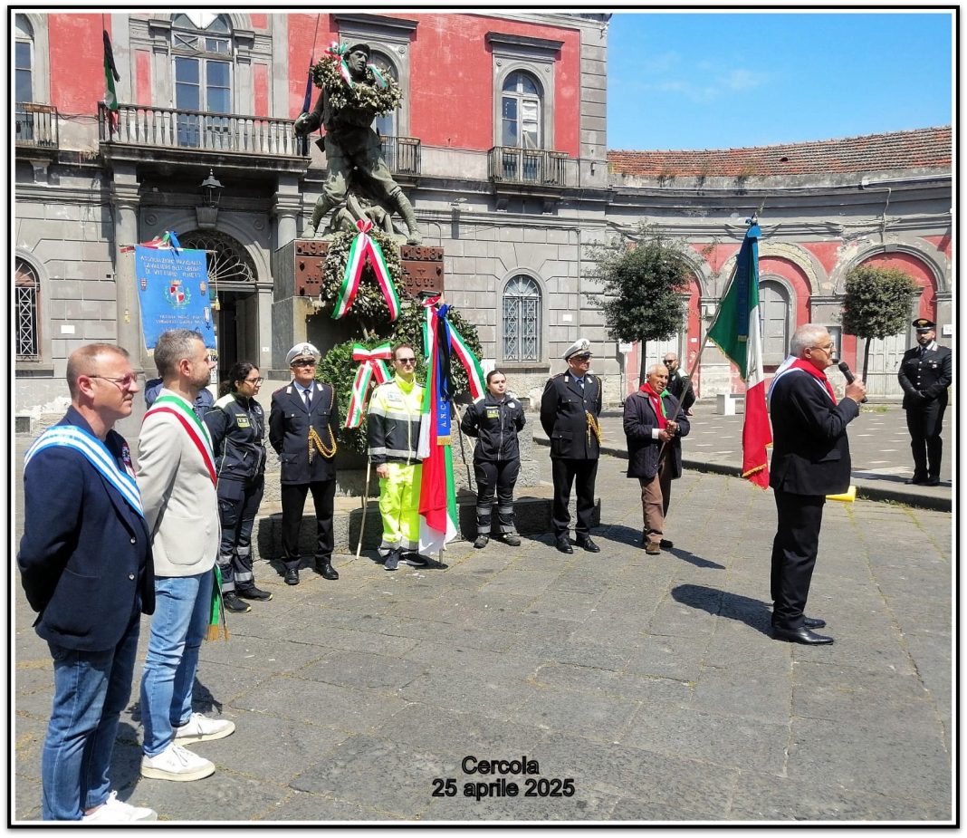 Cercola e Somma unite nel ricordo dell’80° Anniversario della Liberazione