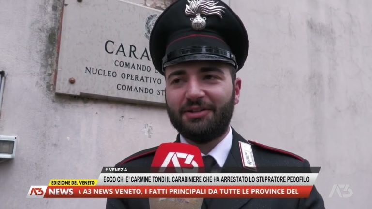 Giovane carabiniere di Pomigliano arresta il mostro di Mestre accusato di aver violentato bimba di 11 anni