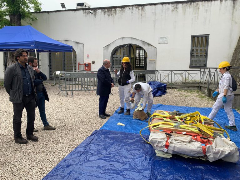Acerra, un tesoro riemerge dal passato: il pavimento a mosaico del I secolo a.C. sarà esposto al Museo Archeologico