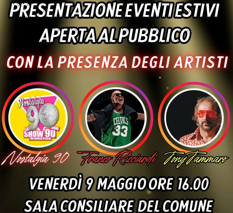 Ricciardi e Tammaro in concerto gratis, Casoria punta a 10mila presenze in estate