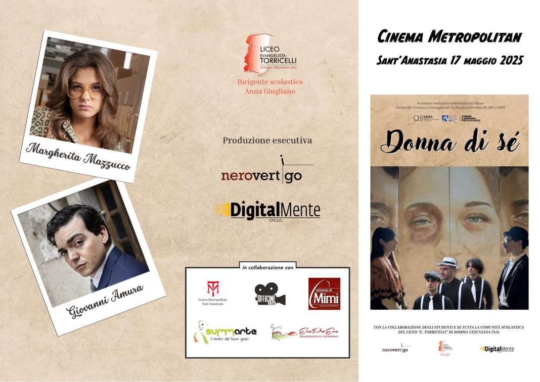 Sant’Anastasia, le star de “L’amica geniale” al Metropolitan per l’evento del Torricelli “Donna di sé”