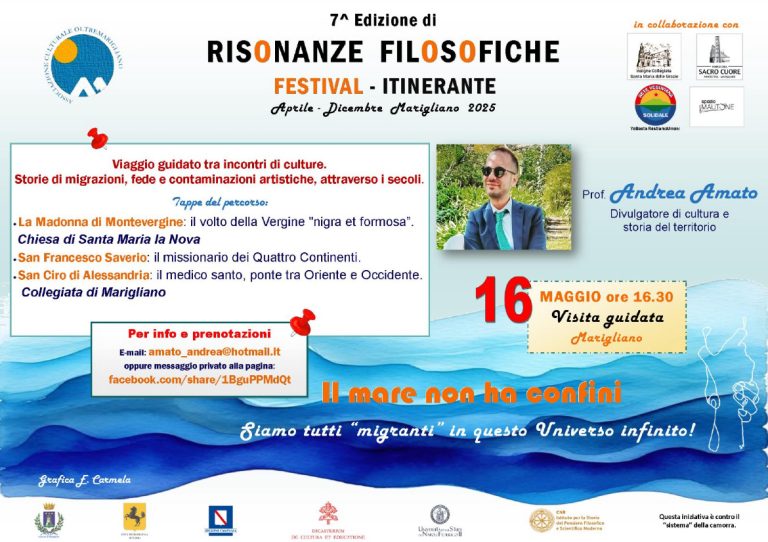 Marigliano, quinto appuntamento con “Risonanze Filosofiche”