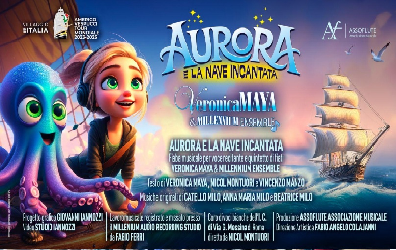 Aurora incanta il Mediterraneo: emozioni senza confini tra fiaba, musica e mare