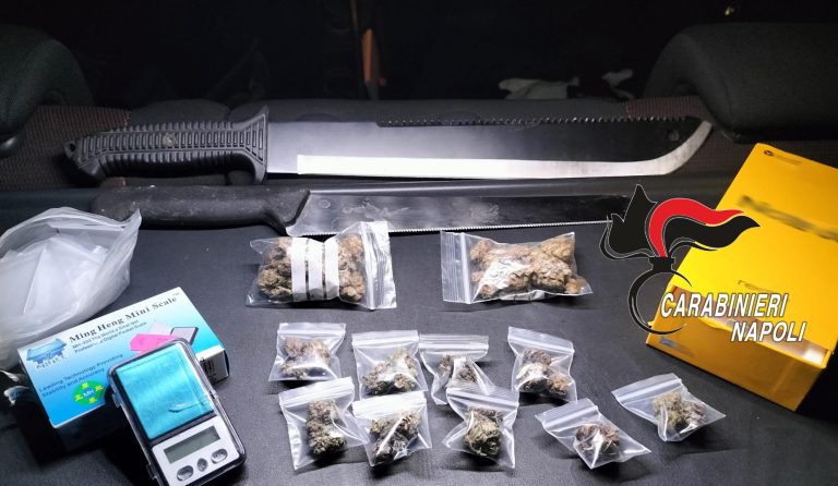 Controlli antidroga e arresti, blitz nella movida vesuviana
