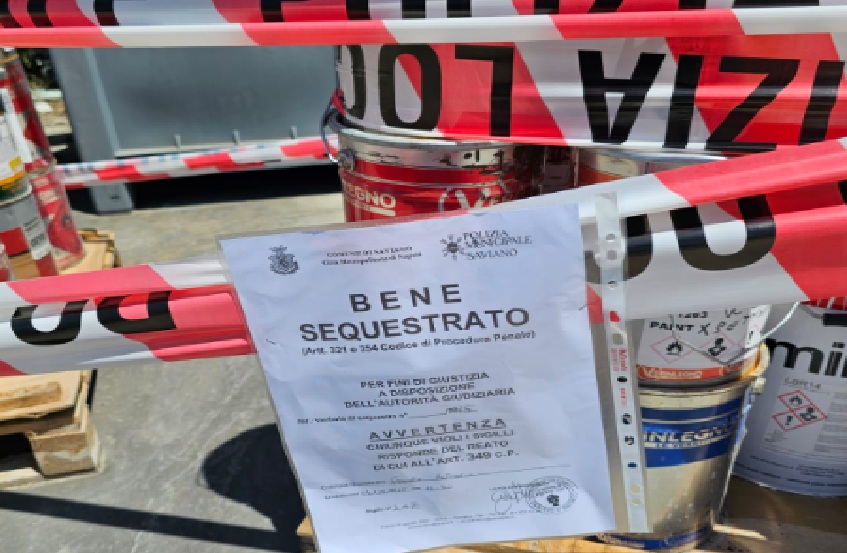 Blitz dei militari all’esterno della ditta, imprenditore nei guai