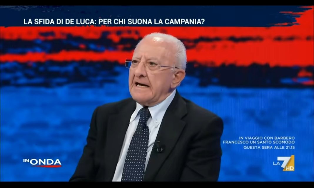 De Luca raddoppia e pone veto a Fico: “Non tocchi inceneritore. Potrei essere in Consiglio…”