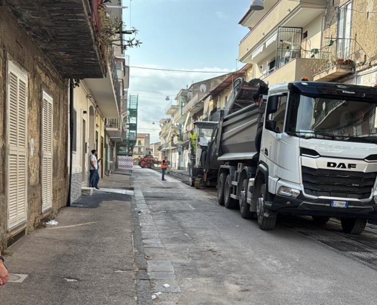 Lavori in sette strade del centro di Acerra