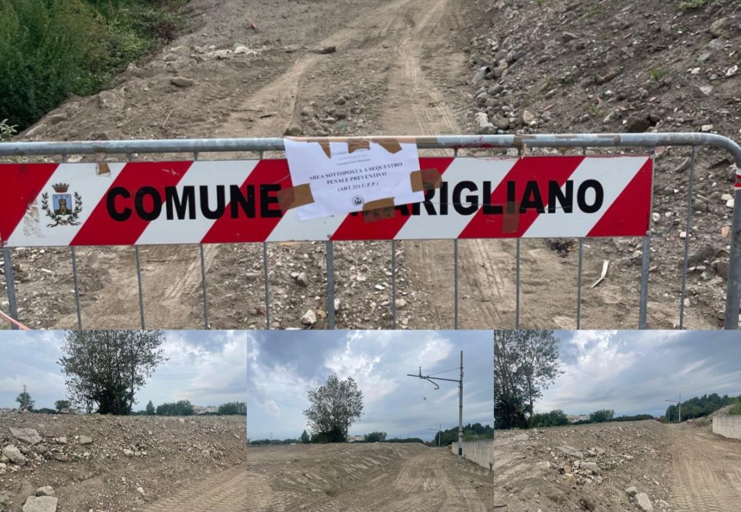 Marigliano, pista abusiva sui binari: sequestrata area, un indagato