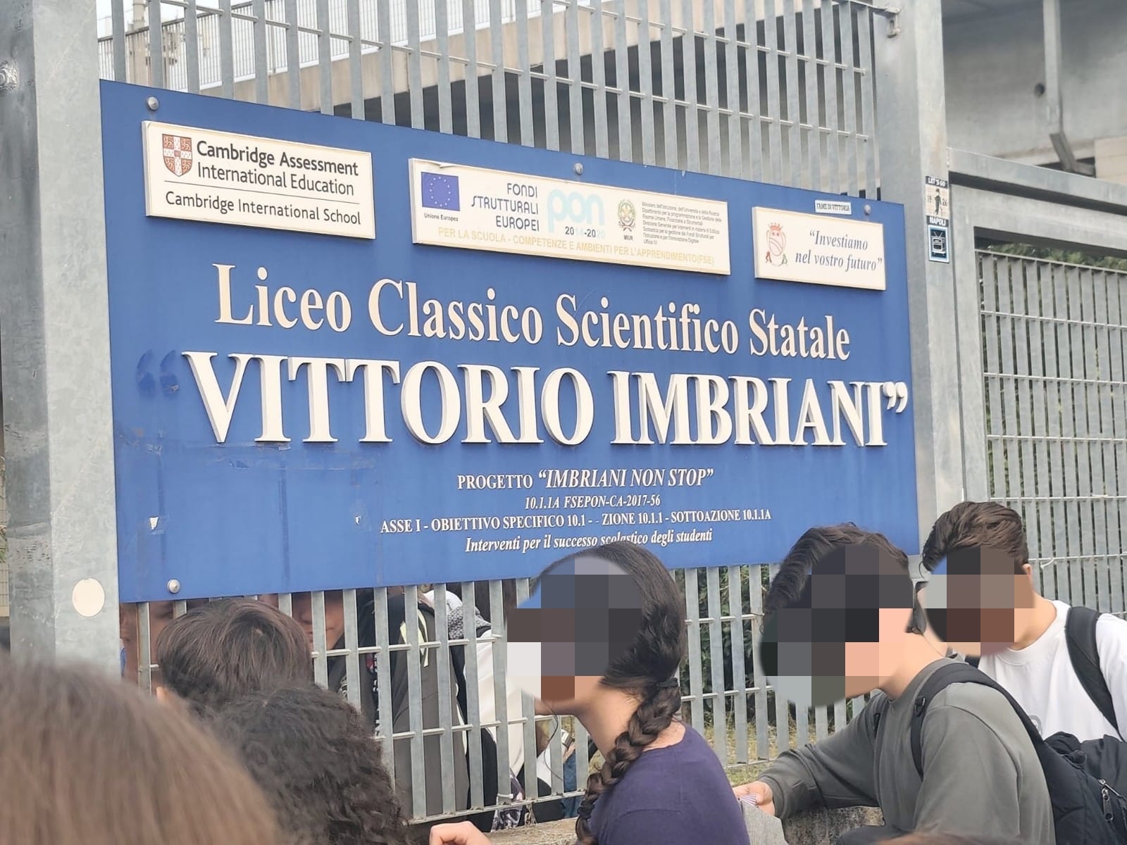 Occupato il Liceo Vittorio Imbriani di Pomigliano d’Arco