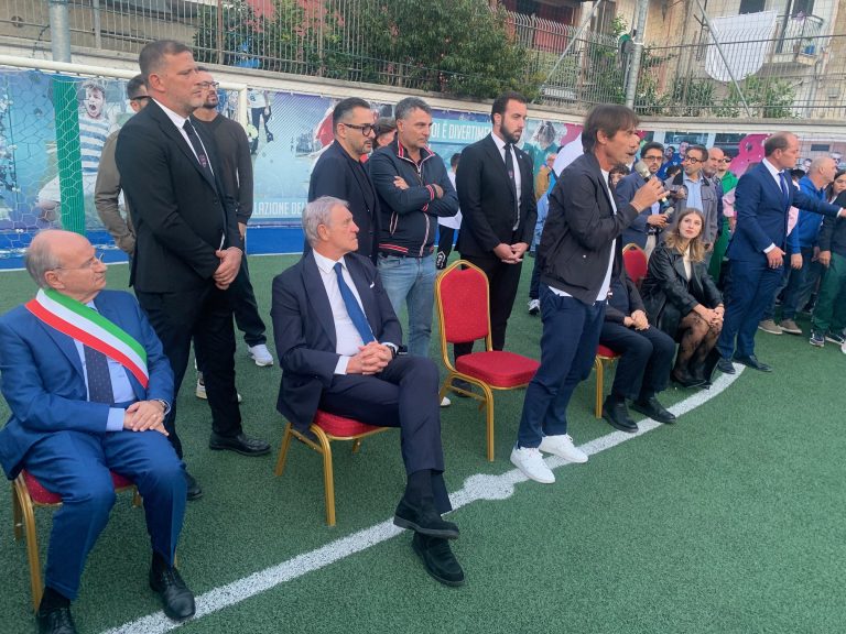 +39 per sempre, mister Conte ad Acerra per il centro dedicato alle vittime dell’Heysel