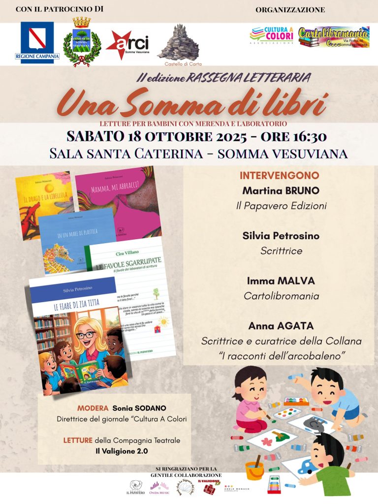 “Una Somma di Libri”, letture per bambini, merenda e laboratorio