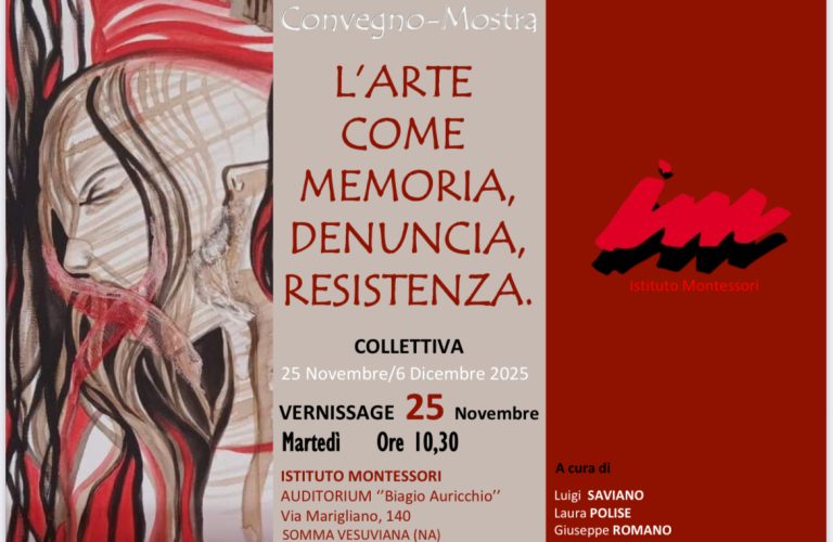 Somma, al Montessori la mostra “L’arte come memoria, denuncia, resistenza”