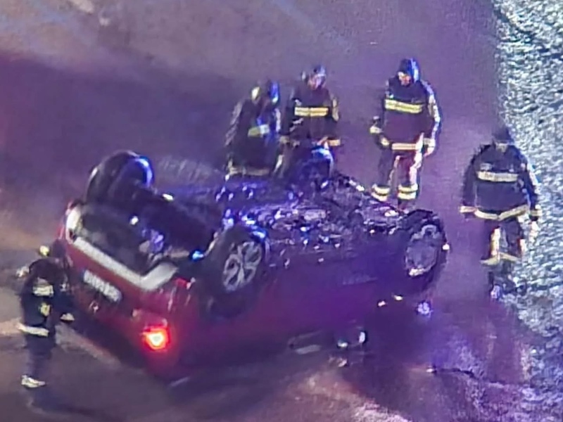 Notte di fuoco a Napoli: due incidenti vicino al Maradona