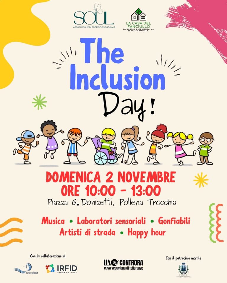 Pollena Trocchia, “Inclusion Day”:  in piazza per promuovere inclusione e rispetto reciproco