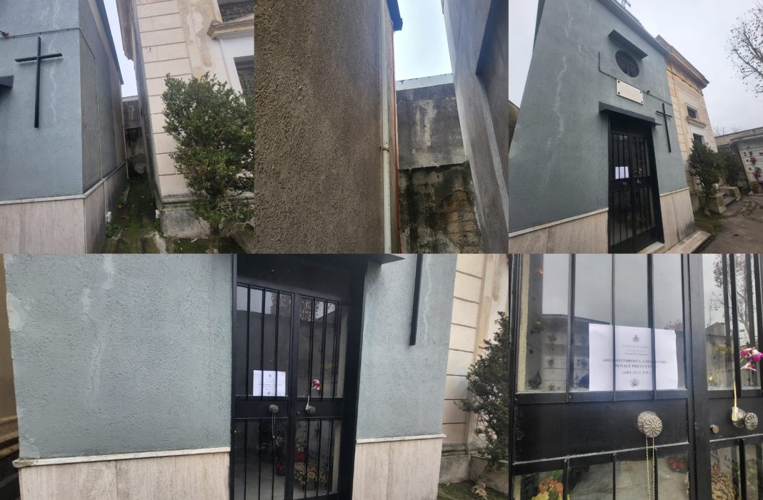 Marigliano, sequestrata una cappella del cimitero