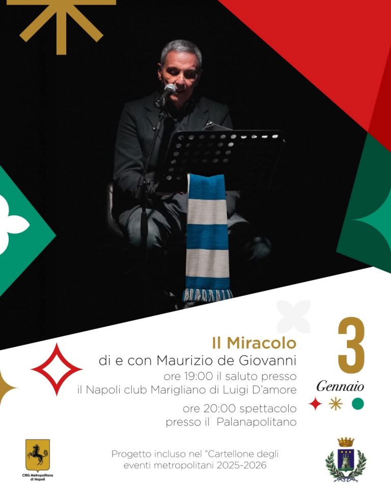 A Marigliano “Il miracolo” di Maurizio de Giovanni