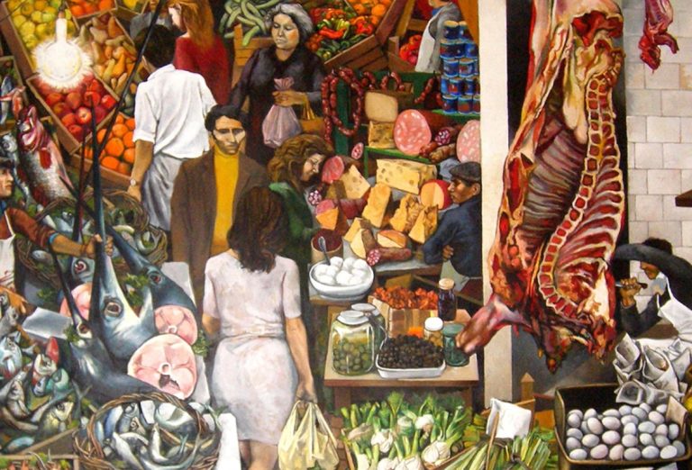 Un po’ di storia della mozzarella: perché Guttuso la mise al centro del quadro “La Vucciria”
