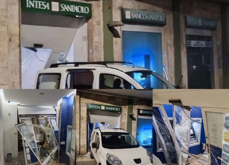 Assalto alla banca Intesa di Casalnuovo sventato dalla vigilanza