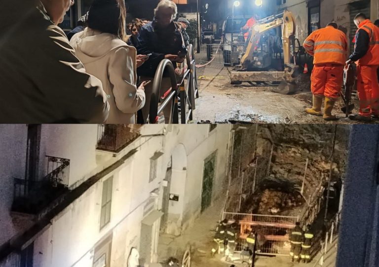 Edificio viene giù dopo perdita idrica, famiglie sgomberate prima del crollo