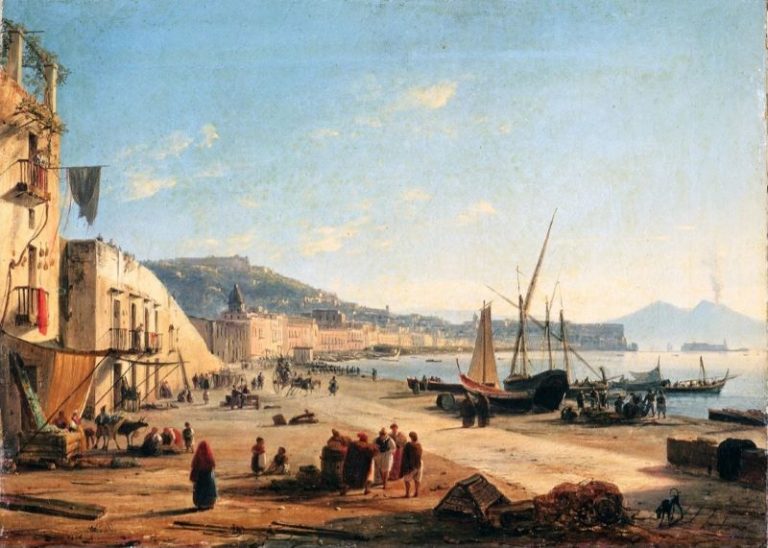 La tecnica di Anton Sminck Pitloo, il pittore che raffigurò nei suoi quadri la luce di Napoli