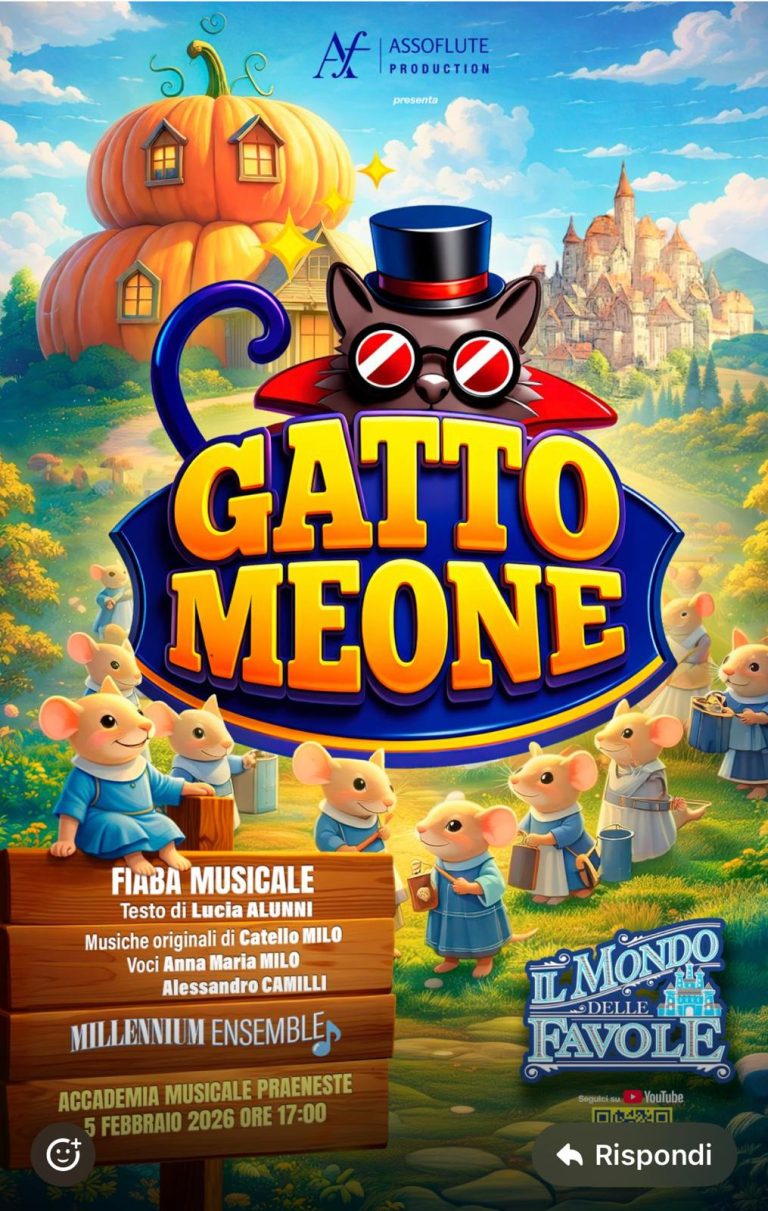 Nasce “Il Gatto Meone”: la nuova fiaba musicale in stile musical per bambini e famiglie